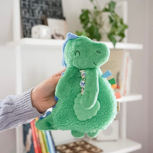 Itzy Lovey Plush & Teether Toy | James the Dino