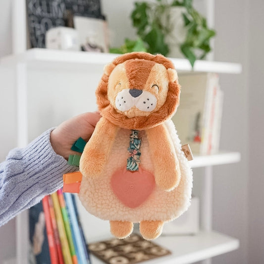 Itzy Lovey Plush & Teether Toy | Buddy the Lion