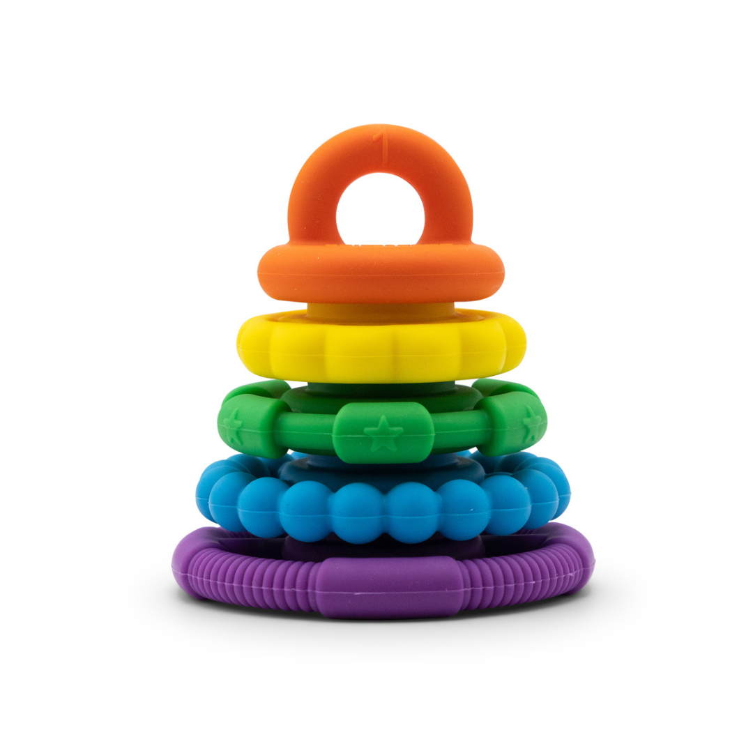 Stacking Teether Toy | Rainbow